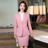 Women Pants Suit Uniform Designs Formal Style Office Lady Bussiness Attire Slim-Fitting Work Clothes Autumn and Winter