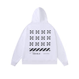 Autumn And Winter Sunset Flamingo Arrow Hooded Sweater For Men And Women