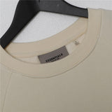Fog Essentials Long Sleeve round Neck Sweatshirt Double Line Back Letter Crew Neck Pullover and Fleece Sweater