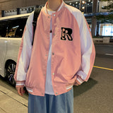 Varsity Jacket For Men Baseball Jackets Spring and Autumn Jacket Male Loose-Fitting Coat Top