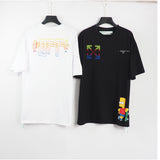 Cartoon Printed Arrow Short Sleeve Tshirt Pure Cotton Owt