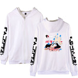 Chainsaw Man Hoodie Anime Peripheral Printed Zipper Hooded
