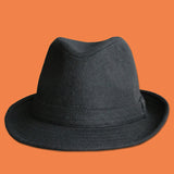 Fedora Hat Autumn and Winter Thickened Hat Woolen Top Hat Hat for the Elderly