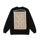 Mens Fall Outfits Paisley Stitching Casual Long Sleeve T-shirt