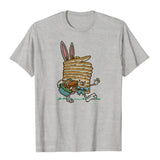 Mens Easter Shirts Printed Round Neck