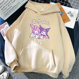 Kuromi Hoodie Goth Clow M Harajuku Style Loose Sweater Women's Long-Sleeved Top