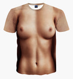 Rave Outfits Mens Spoof Muscle Men's Digital Printing
