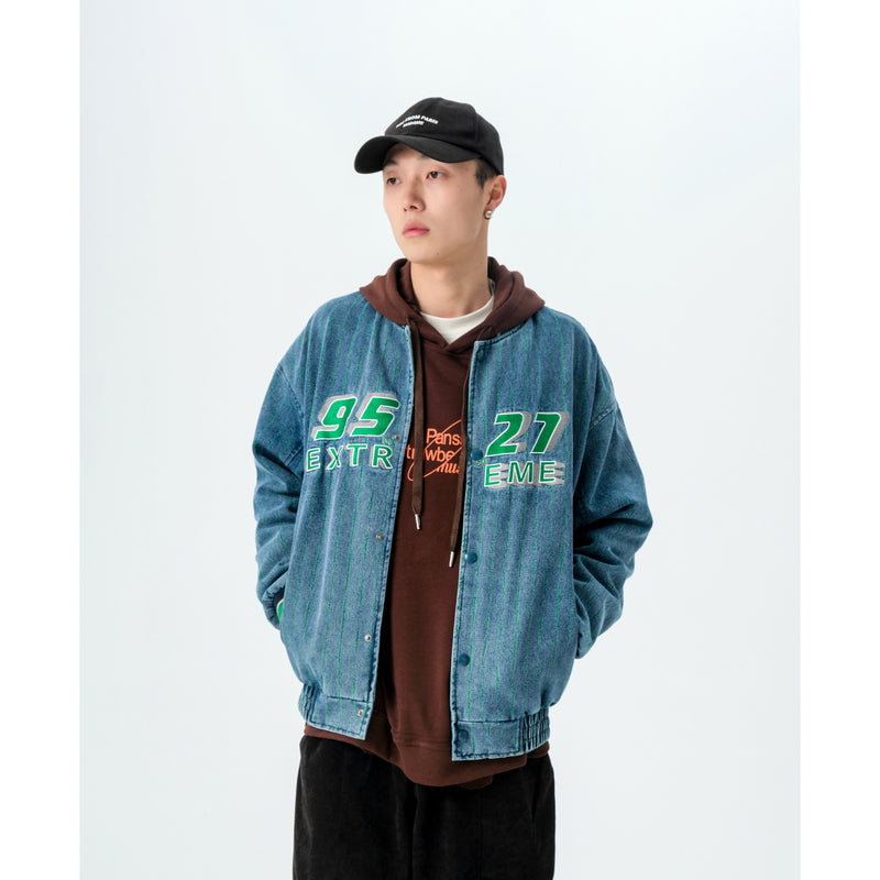 Varsity Jacket for Men Baseball Jackets Men Spring Style Street Trend Special Letter Embroidered Loose Sports Jacket