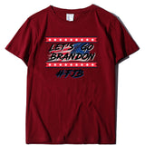 Let's Go Brandon T Shirts Brandon Printed Short-Sleeved T-shirt Women's Bottoming Shirt