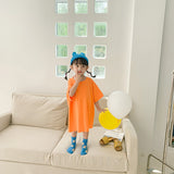 Baby Smiley Printed Shirt Girls' Short Sleeve