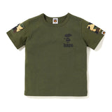 A Ape Print for Kids T Shirt Fashion Brand Camouflage Decorative T-shirt Casual