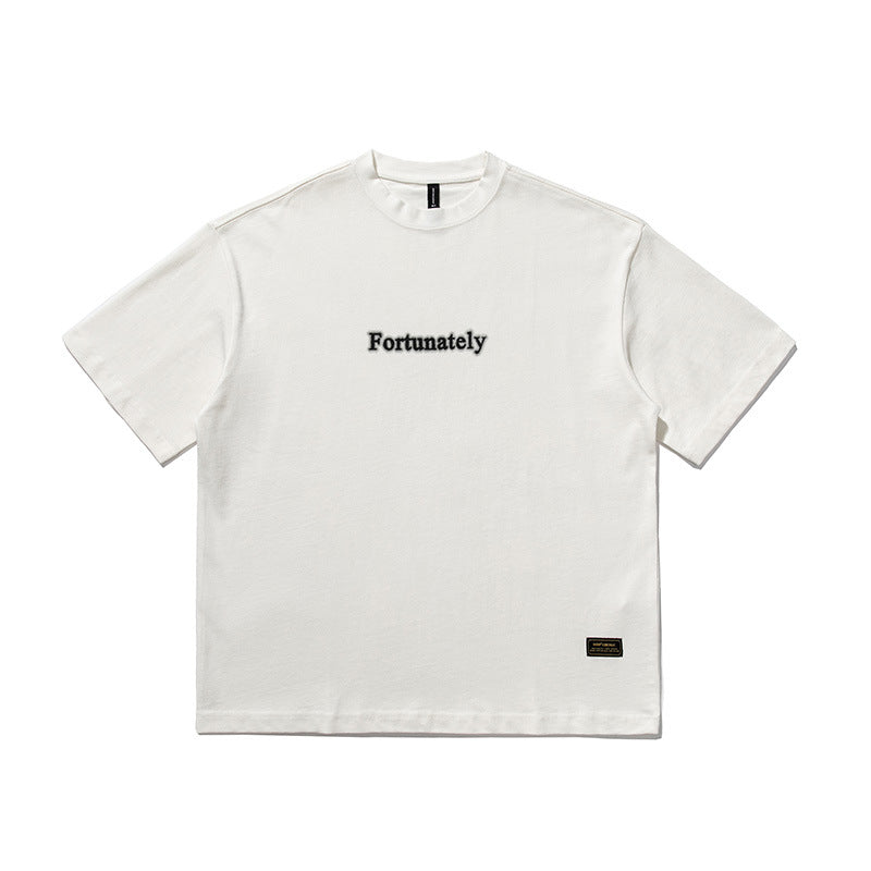 2022 Summer man t shirt Letter Print Short-Sleeve