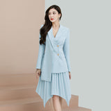 Women Skirt & Blzer Suit Uniform Designs Formal Style Office Lady Bussiness Attire
