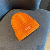 Mens Beanies Autumn and Winter Woolen Hat Female Sweet Cute Retro Skullcap