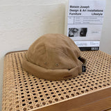 Men Beanies Hat Men's Japanese-Style Retro Artistic Skullcap Hip Hop a Sailor's Cap Spring and Autumn Beanie