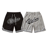 Basketball Shorts Hip Hop Retro Sports Shorts Men's Fashion Brand Loose All-Match Mesh Basketball Training Pants