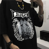 Harajuku Clothing Men's Tshirt Classic Retro Shirts Summer Printed Loose Short Sleeve T-shirt Men and Women