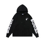 Autumn And Winter Classic Graffiti Splash-Ink Arrow Hooded Sweater For Men And Women