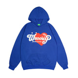 Men Fall Outfits Hooded Sweater Loose Sports Hoodie Coat