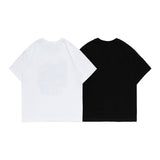 Men T Shirt Summer Casual Tops Men's Clothes Summer Wear Vintage Men's round Neck Short Sleeve Casual Loose Cartoon Printed T-shirt