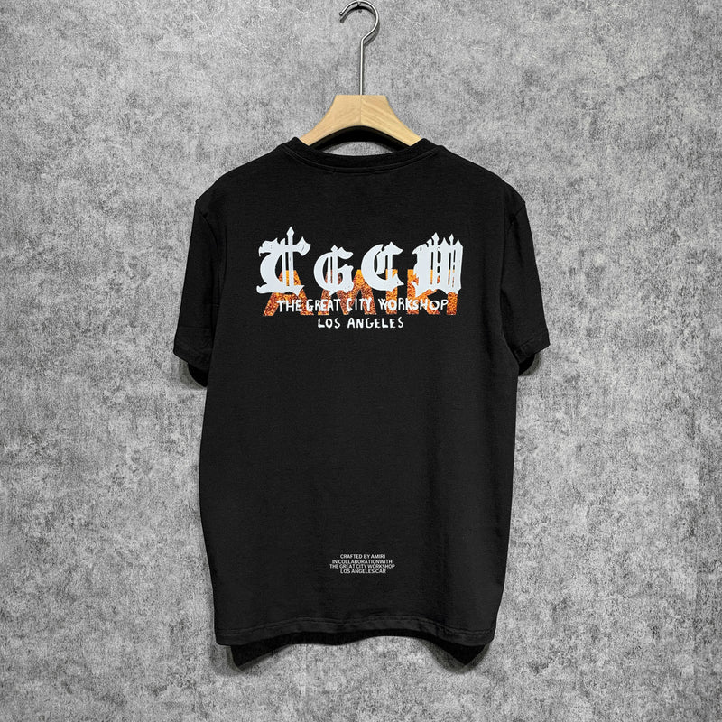 Amiri T Shirt Letter Print Casual