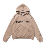 Fog Essentials Hoodie Autumn and Winter Double Line Chest Letter High Street Hooded Fleece Lined Sweater