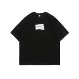 Men T Shirt Summer Casual Tops Men's Clothes Summer Wear Retro Men's Short-Sleeved Casual Earth Print T-shirt Fashion