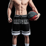 Basketball Shorts Muscle Sports and Fitness Shorts Men's Basketball Game Training Running Leisure Loose Quick-Drying
