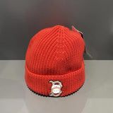 Yankee and Dogers Winter Hat Men's and Women's Wool Hats Couple Fashion Embroidery Solid Color Knitted Cold Cap