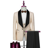Men Tuxedo The Gooomsman Suit Men's Suit Set Business Leisure Professional Formal Dress Banquet