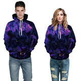 Fire and Ice Hoodie Print