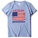 Let's Go Brandon T Shirt Women's Top Printed Short Sleeve T-shirt Women