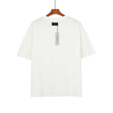 Fog T Shirt Spring/Summer Simple Solid Color round Neck Pullover Men's and Women's Same Style Short Sleeve fear of god