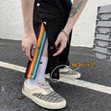 Harajuku Clothing Men Classic Retro Pants Straight Leg Pan Summer Casual Pants Men and Women Straight Wide Leg Pants