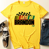 Let's Go Brandon T Shirt English Letter Short Sleeve T-shirt
