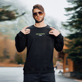 Men plus Size Sweatshirt Autumn Winter Sweater Personalized Printed Men's Casual Pullover plus Size Sweater