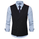 Men's Dress Vests Business Waistcoat Summer Men's plus Size Suit Vest