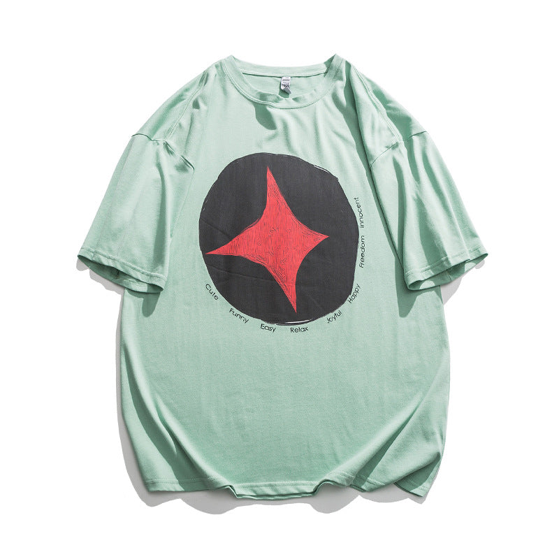 2022 Summer Man T Shirt Printed Loose