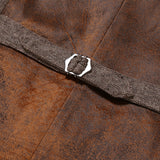 Mens Dress Vests Business Waistcoat Waistcoat Stitching Suit Slim-Fitting Men's Clothing