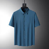 USPA Shirts Short Sleeve plus Size Shirt Men's Business Shirt Polo Shirt