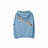 Men Fall Outfits Hooded Sweater Hip Hop Retro Niche Loose Top