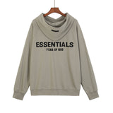 Fog Essentials Long Sleeve round Neck Neck Sweatshirt Autumn and Winter Fog Season 7 3D Embossed Terry Hooded Sweater