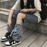 Harajuku Clothing Distressed Jeans Summer for men Street Casual and Comfortable Jeans
