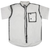 Harajuku Clothing Men's Casual Shirts Summer Loose Men's Short-Sleeve Shirt Casual Tup Cardigan