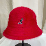 LL Cool J Hat Kangaroo Warm Couple Men and Women Fashion Rabbit Fur Bucket Hat Bucket Hat
