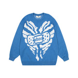 Men Fall Fall Round Neck Loose Long Sleeves High Street Couple