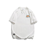 Men T Shirt Summer Casual Tops Men's Summer Male Letter Printing Stylish Short Sleeve Simple Japanese Loose T-shirt