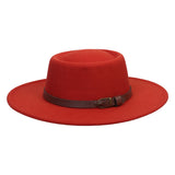 Cam Newton Hats British Elegance round Ring Top Hat Men Women Flat Top Woolen Top Hat