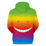 Split Hoodie Demons and Angels 3D Pullover Hoodie
