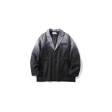 Men Fall Outfits Tie-Dye Gradient Long Sleeve Coat Leisure Suit
